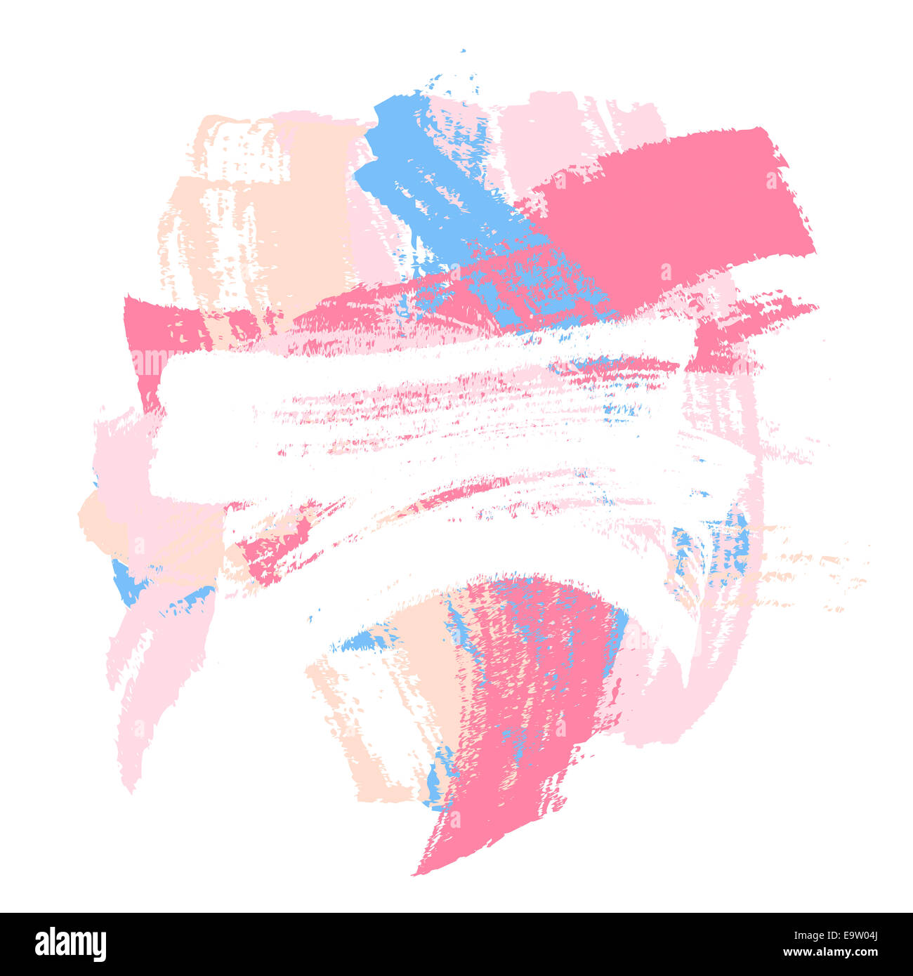 Colorful paint brush strokes background Stock Photo Alamy