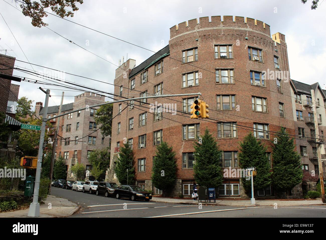 Shalom Aleichem Houses, Kingsbridge Heights, Bronx, New York Stock