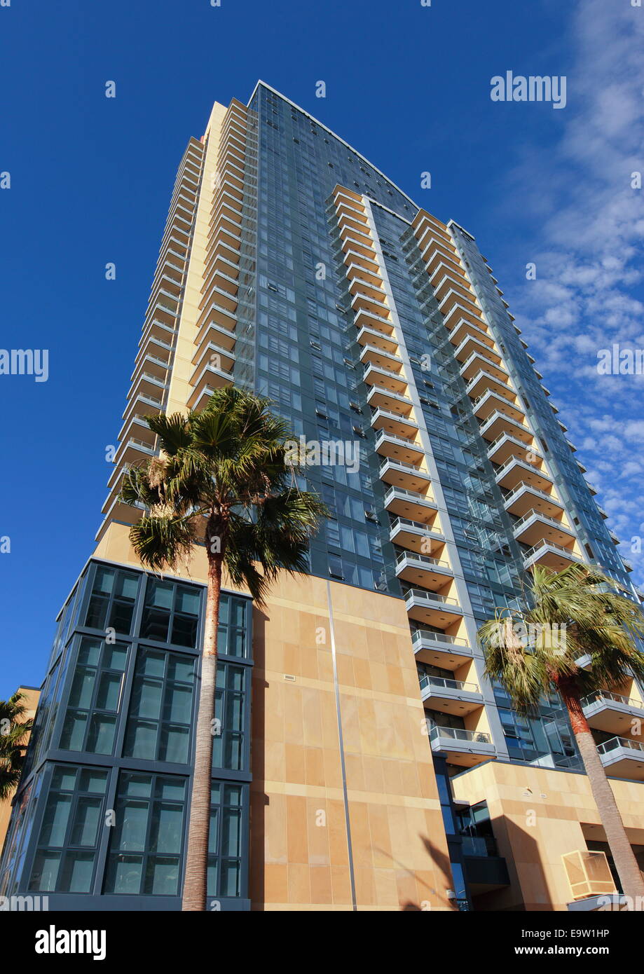 High rise building in San Diego, California, USA. Stock Photo