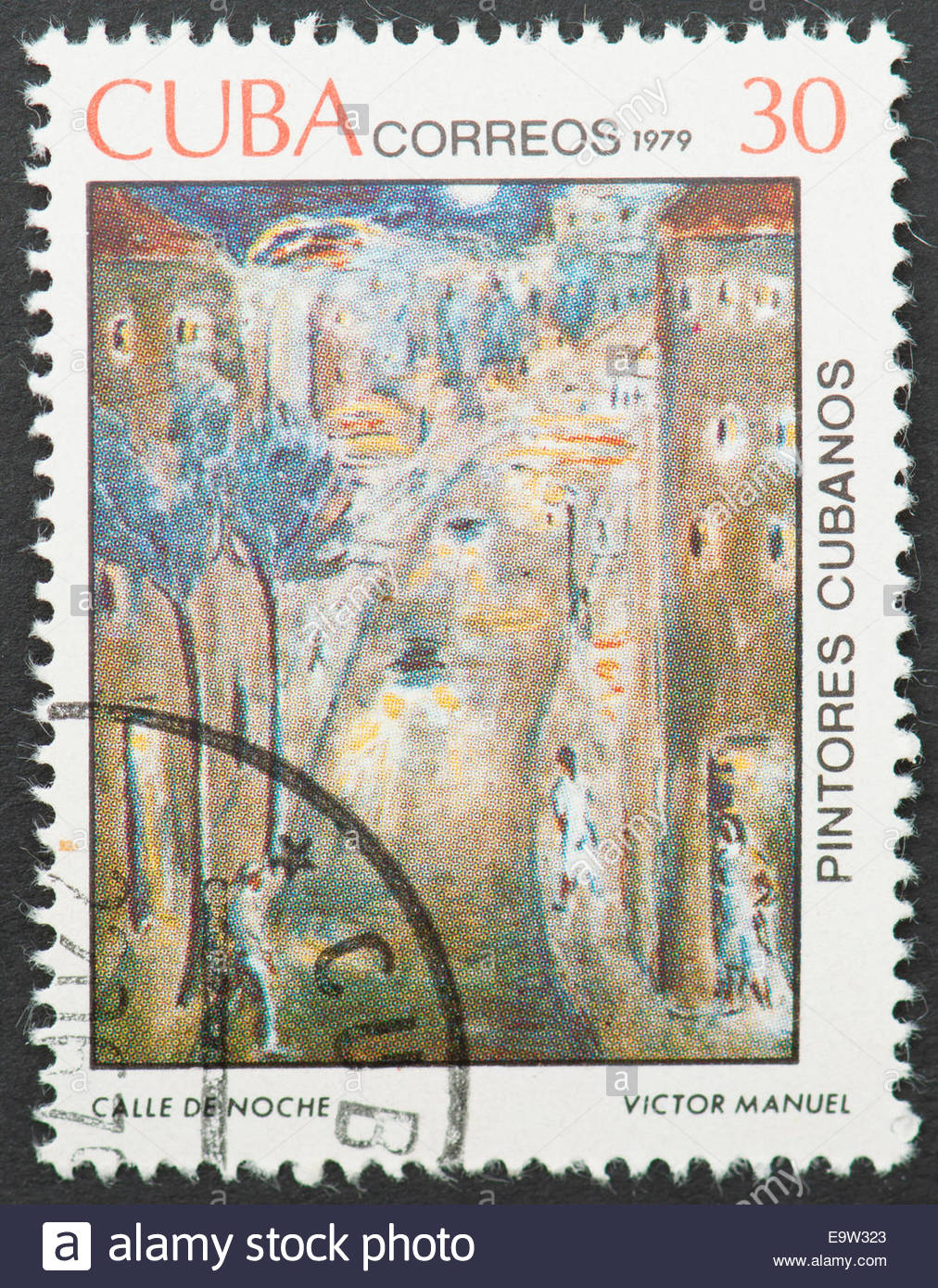 Cuban Painter Stock Photos Cuban Painter Stock Images Alamy Calle De Noche A Painting By Avant Garde Cuban Painter Victor Manuel E9W323