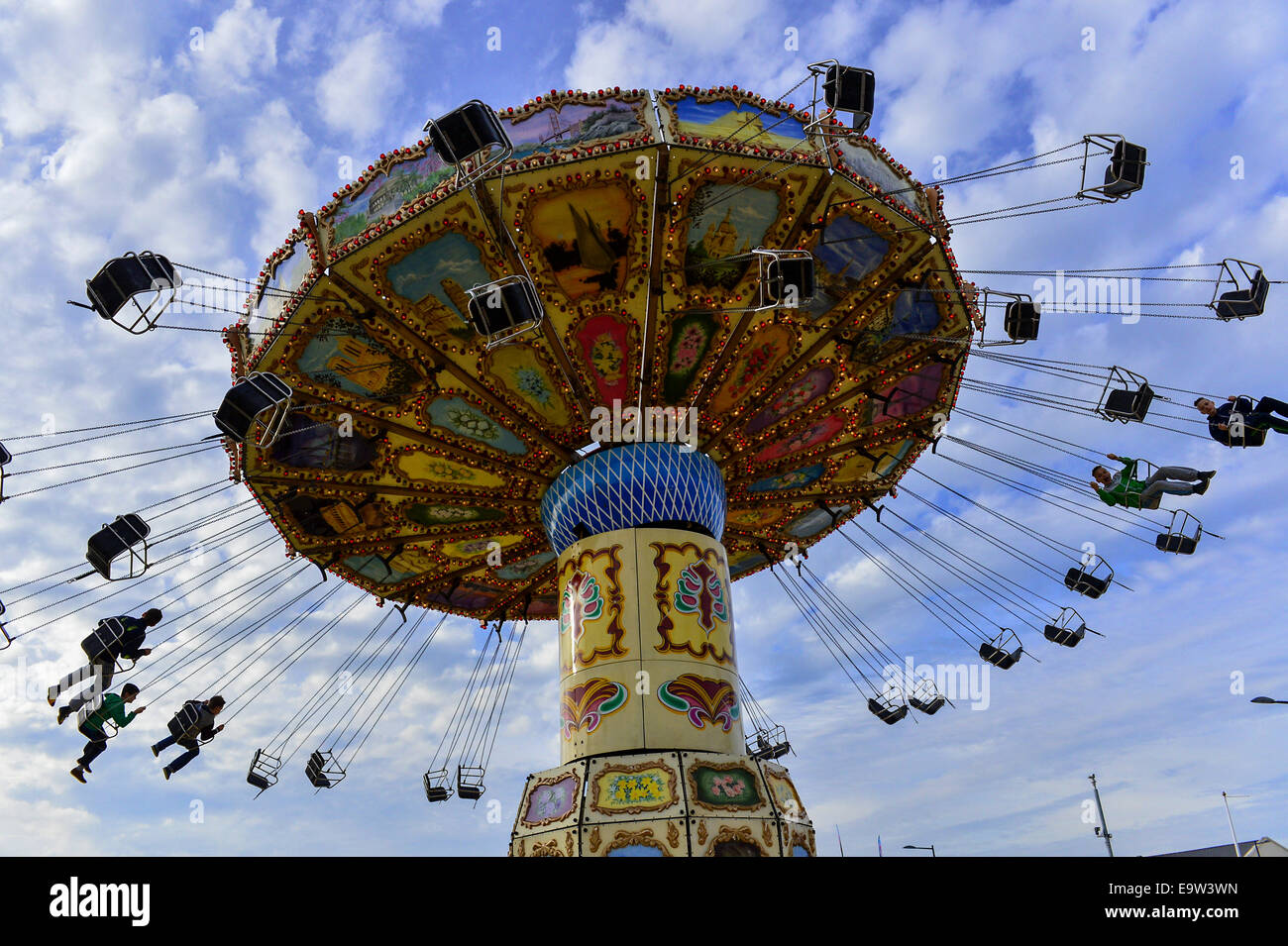 Stock Photo - Fairground Spinning carousel.  ©George Sweeney/Alamy Stock Photo
