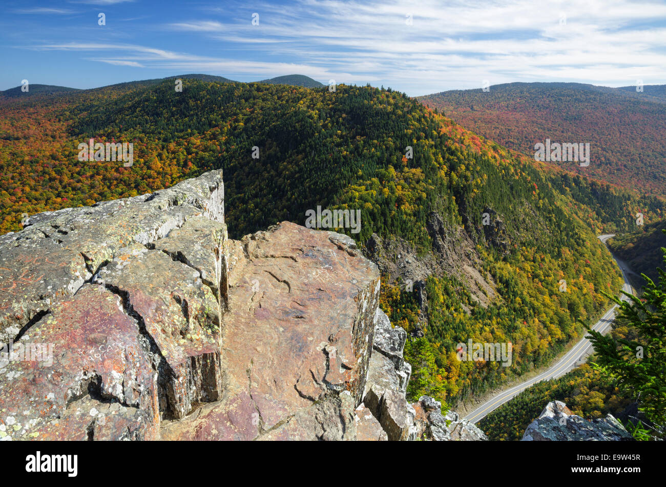 Dixville Notch State Park in Dixville, New Hampshire USA from Table