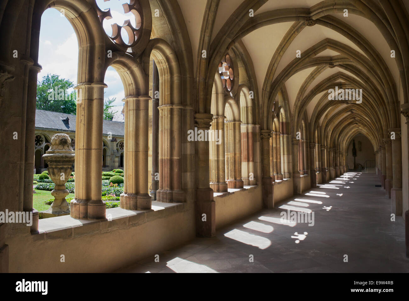 Cloisters Saint Peter's Cathedral Trier Upper Mosel Valley Germany Stock Photo