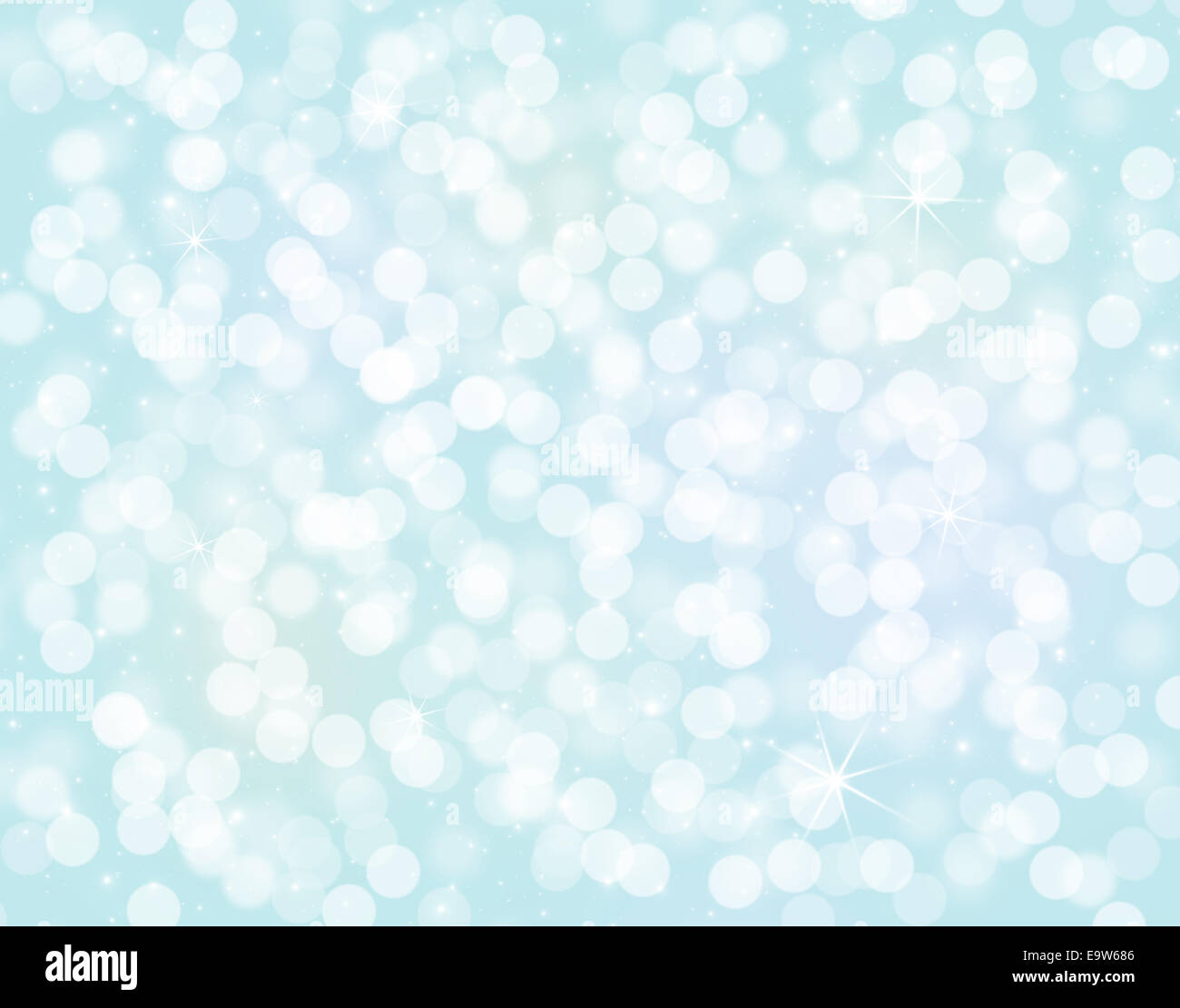 Abstract blue background with bokeh Stock Photo - Alamy