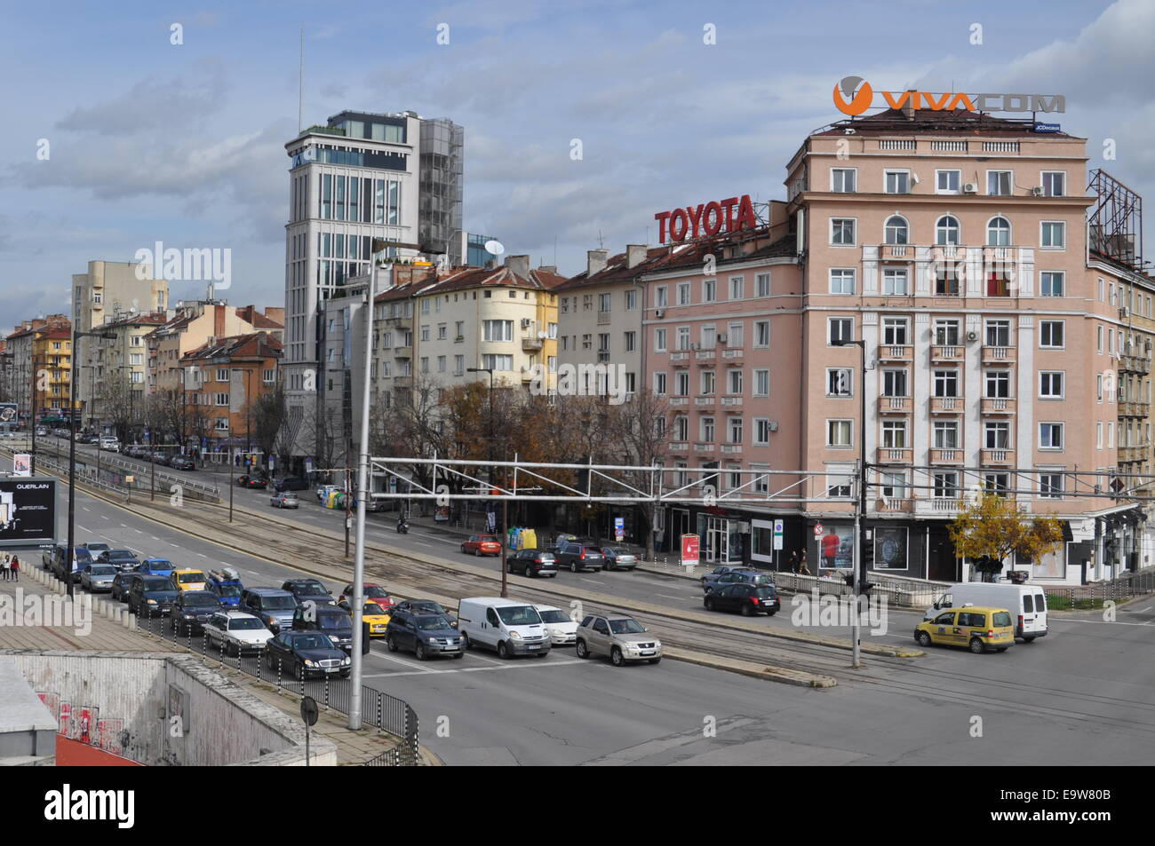 Sofia, Pirotska shopping street, Bulgaria Stock Photo - Alamy
