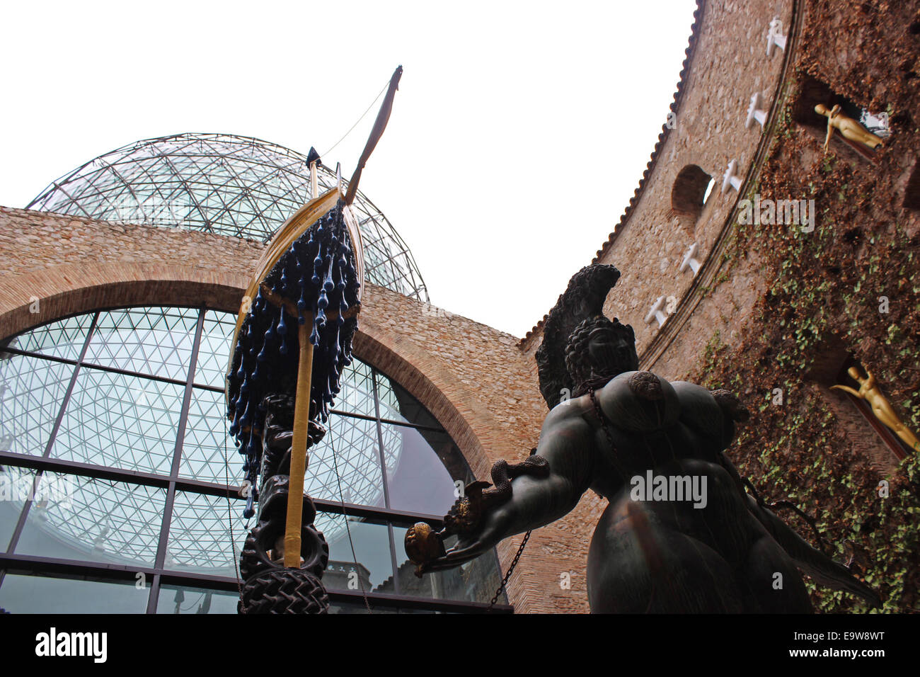 Dali Theatre-Museum in Figueres, Girona, Catalonia, Spain Stock Photo