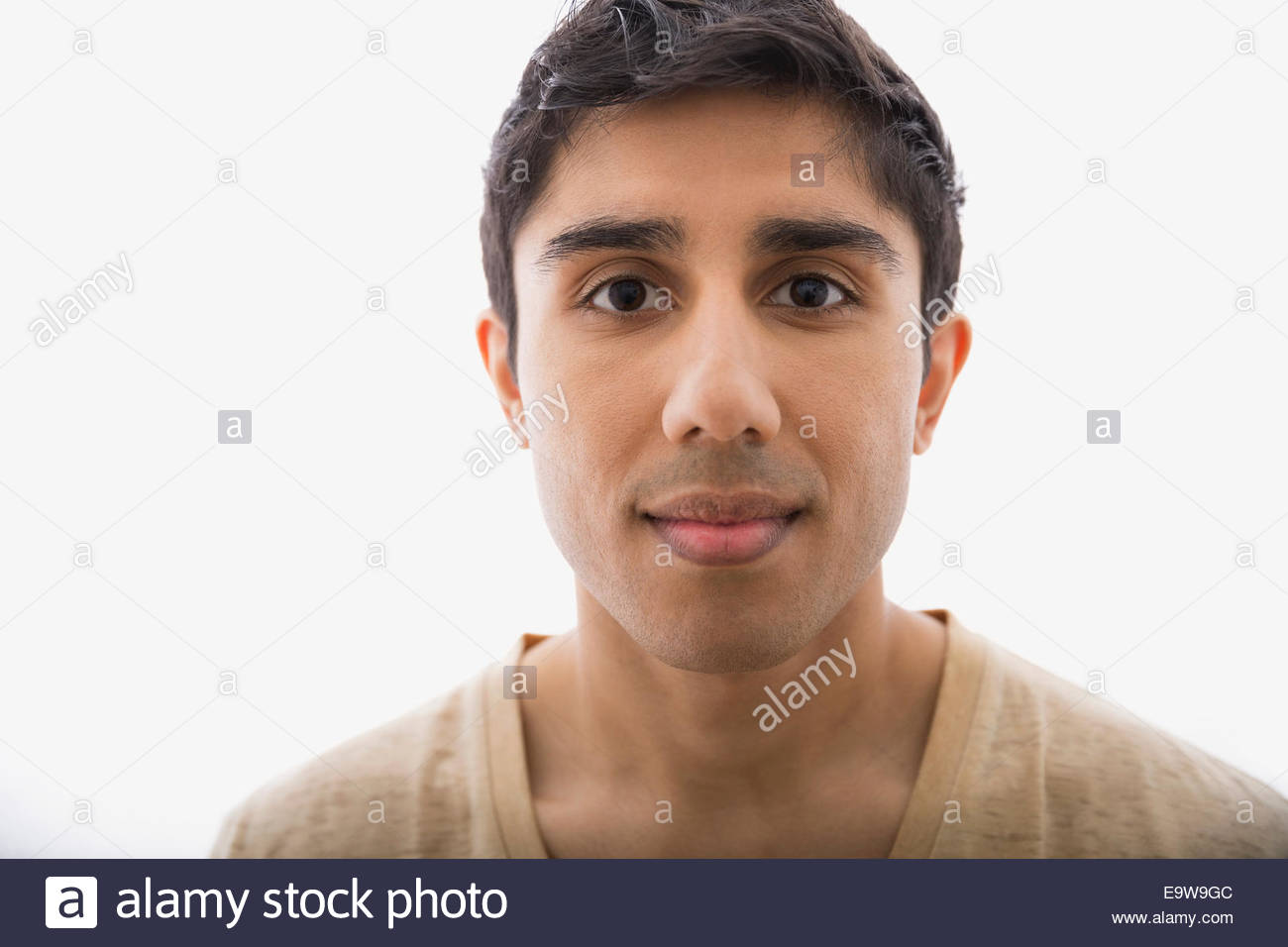 Close up portrait of confident man Stock Photo