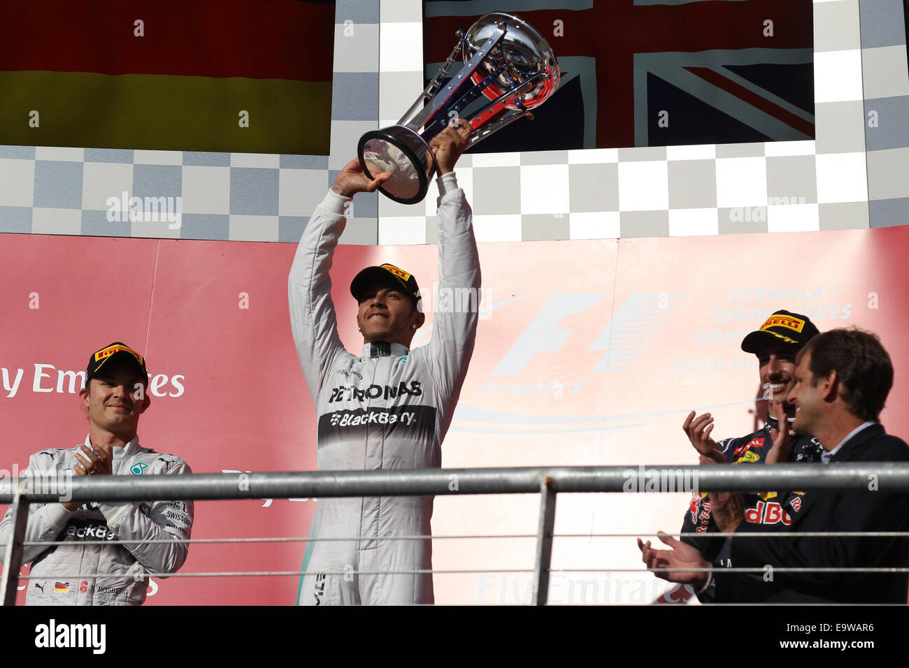 Formula 1 world championship trophy hi-res stock photography and