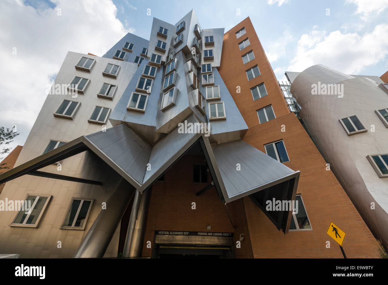 The Ray and Maria Stata Center or Building 32,  designed by Frank Gehry, Cambridge, Massachusetts. Stock Photo