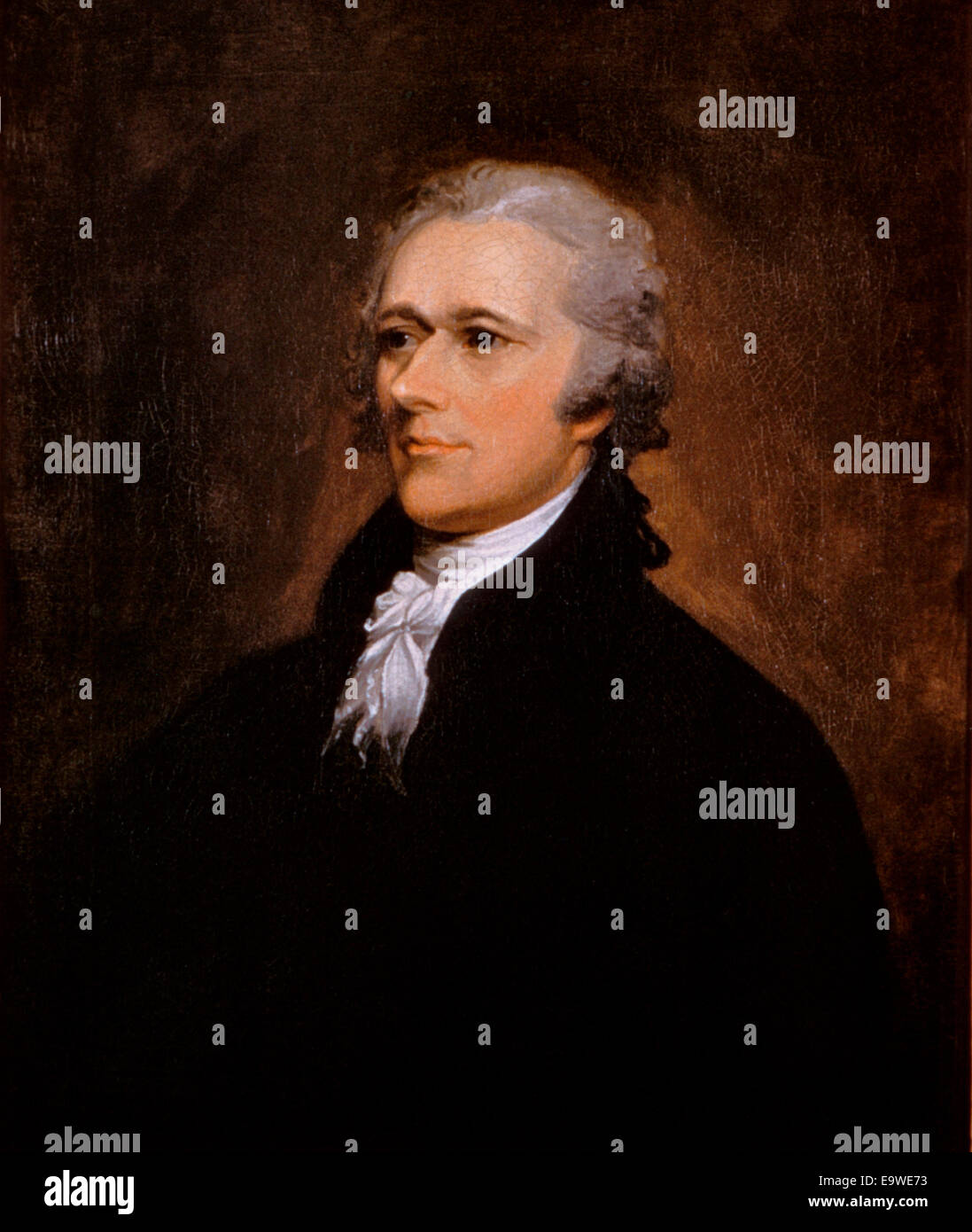 Alexander Hamilton portrait by John Trumbull Stock Photo