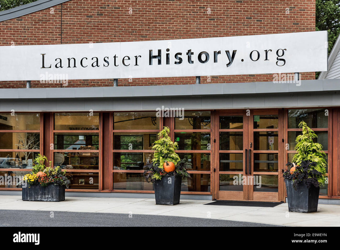 The headquarters of LancasterHistory.org including the Museum Store, Library and Research Resources, and Exhibit Galleries, Lanc Stock Photo