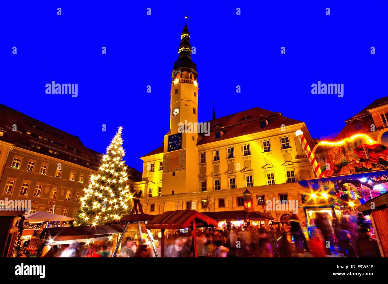 Bautzen Weihnachtsmarkt - Bautzen christmas market 04 Stock Photo