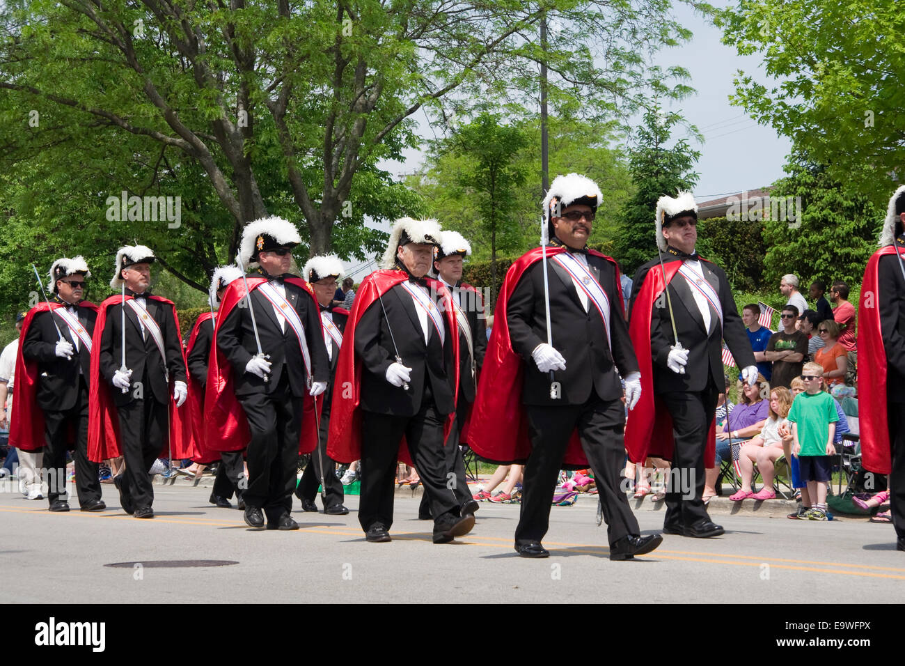 Naperville Memorial Day Parade. Rotary Club Stock Photo Alamy