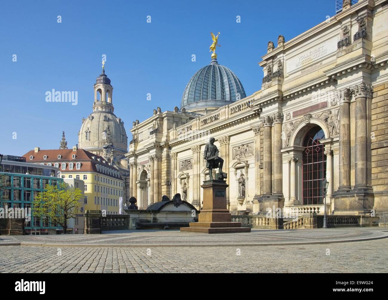 Dresden Frauenkirche - Dresden Church of Our Lady 30 Stock Photo