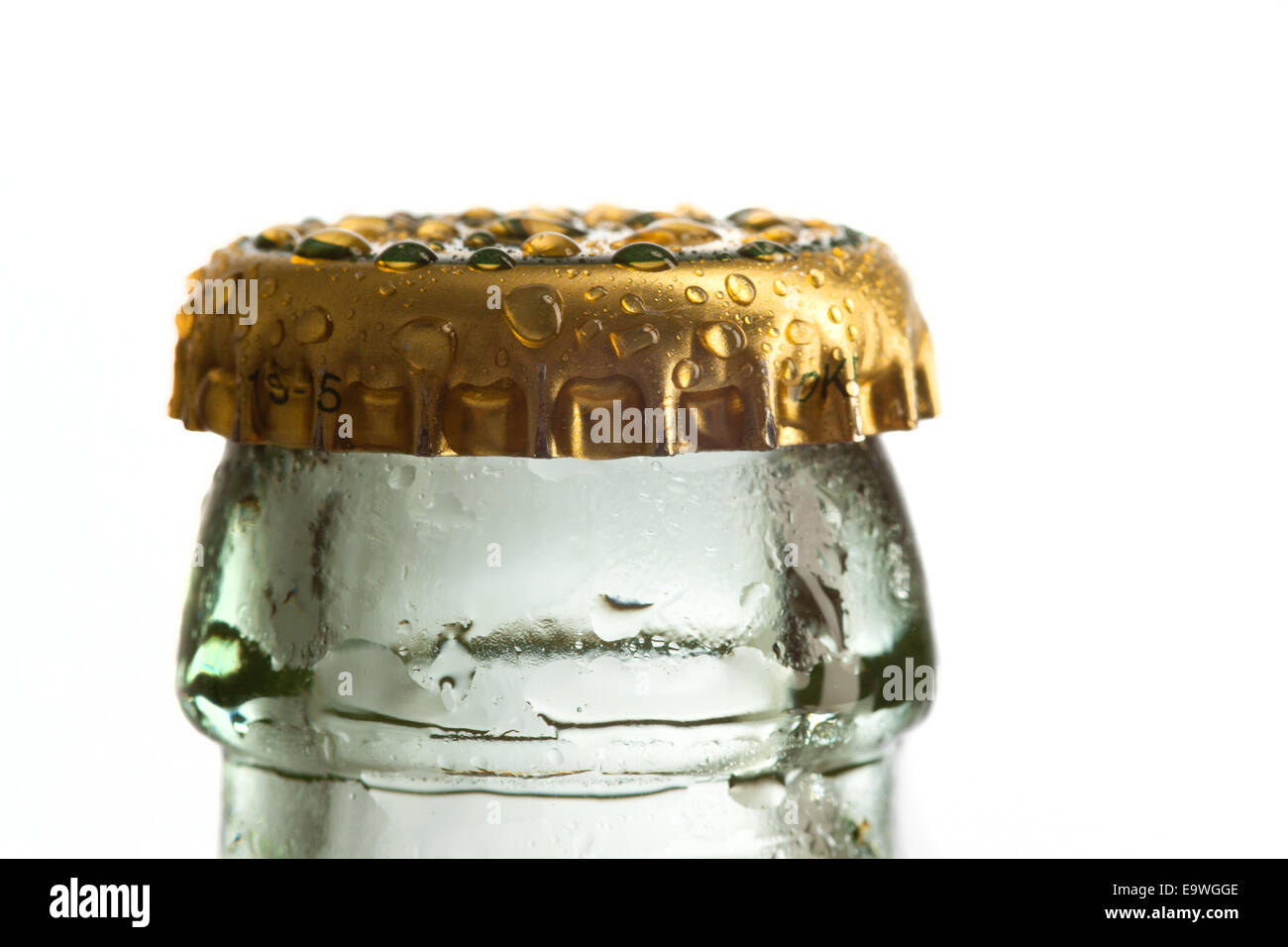 Beer in a bottle with crown cork Stock Photo Alamy