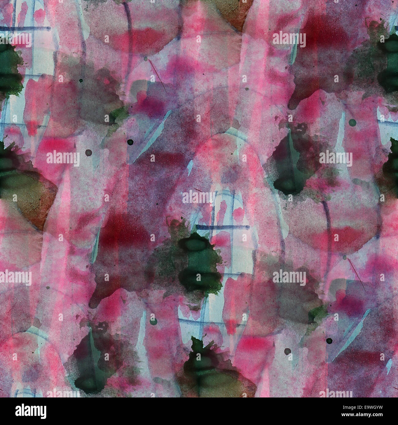 artwork artist red, dark blue, black palette picture frame graph Stock