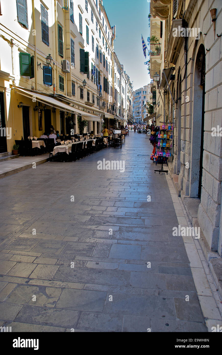 Corfu Town Stock Photo