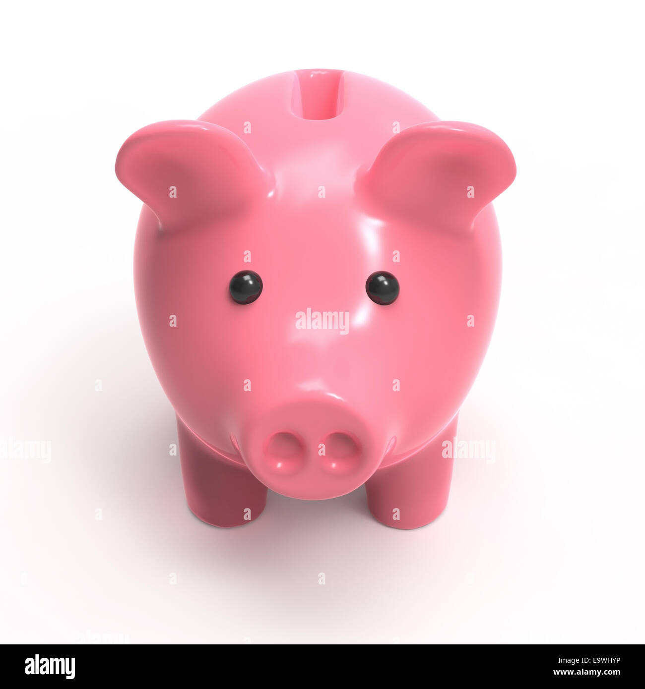 3d render of a pink piggy bank Stock Photo - Alamy