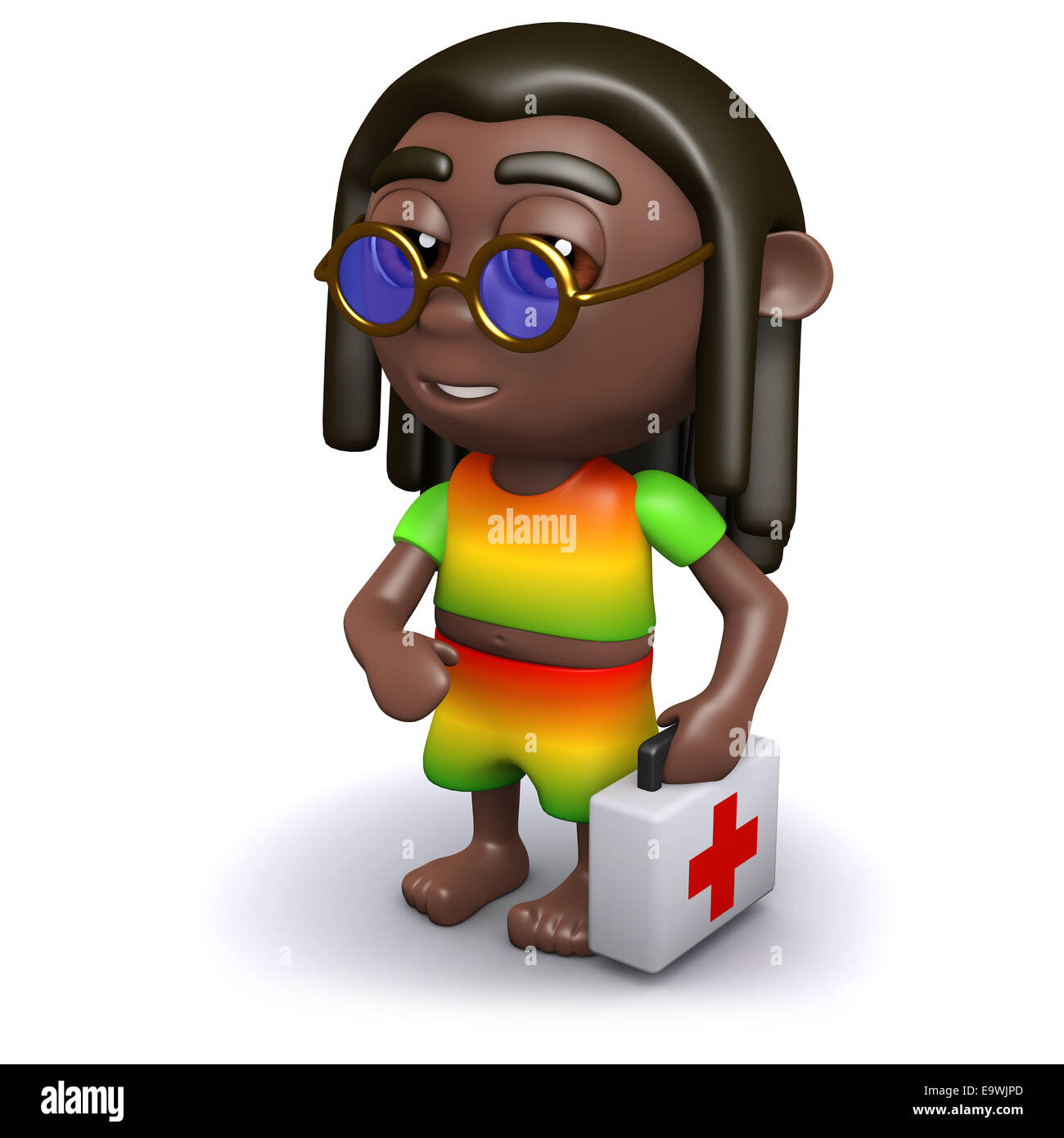 Jamaican man and doctor Cut Out Stock Images & Pictures Alamy