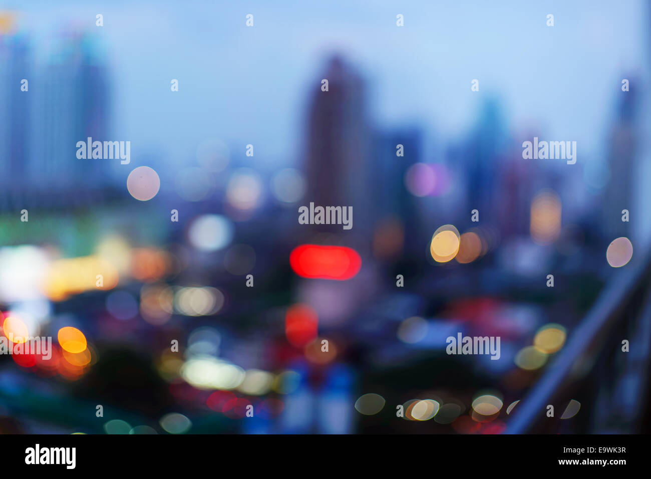 Bangkok cityscape at twilight time Stock Photo - Alamy