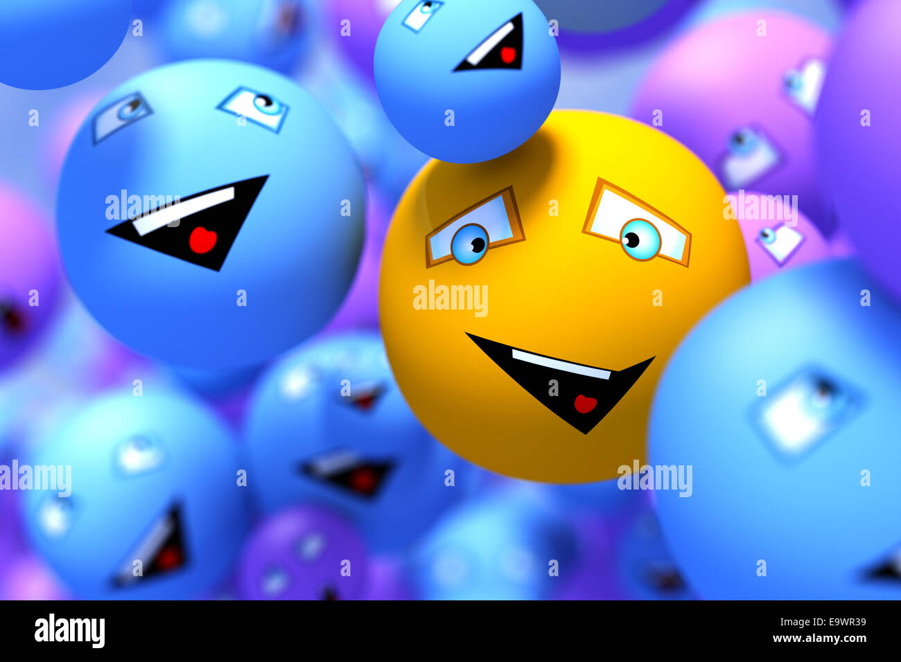 Emoticon smiley face hi-res stock photography and images - Alamy