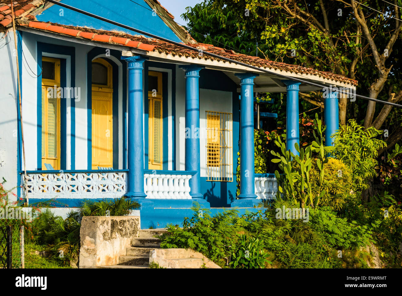 a nice view of Colonial house in Varadero , cuba Stock Photo Alamy