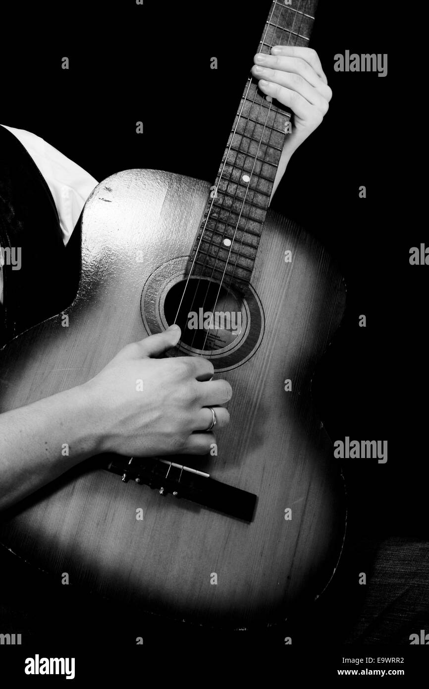 Music background white space Black and White Stock Photos & Images - Alamy