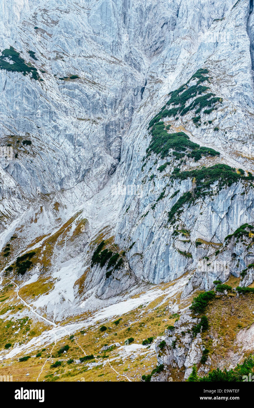 Alpine rock face, Wilder Kaiser Stock Photo Alamy