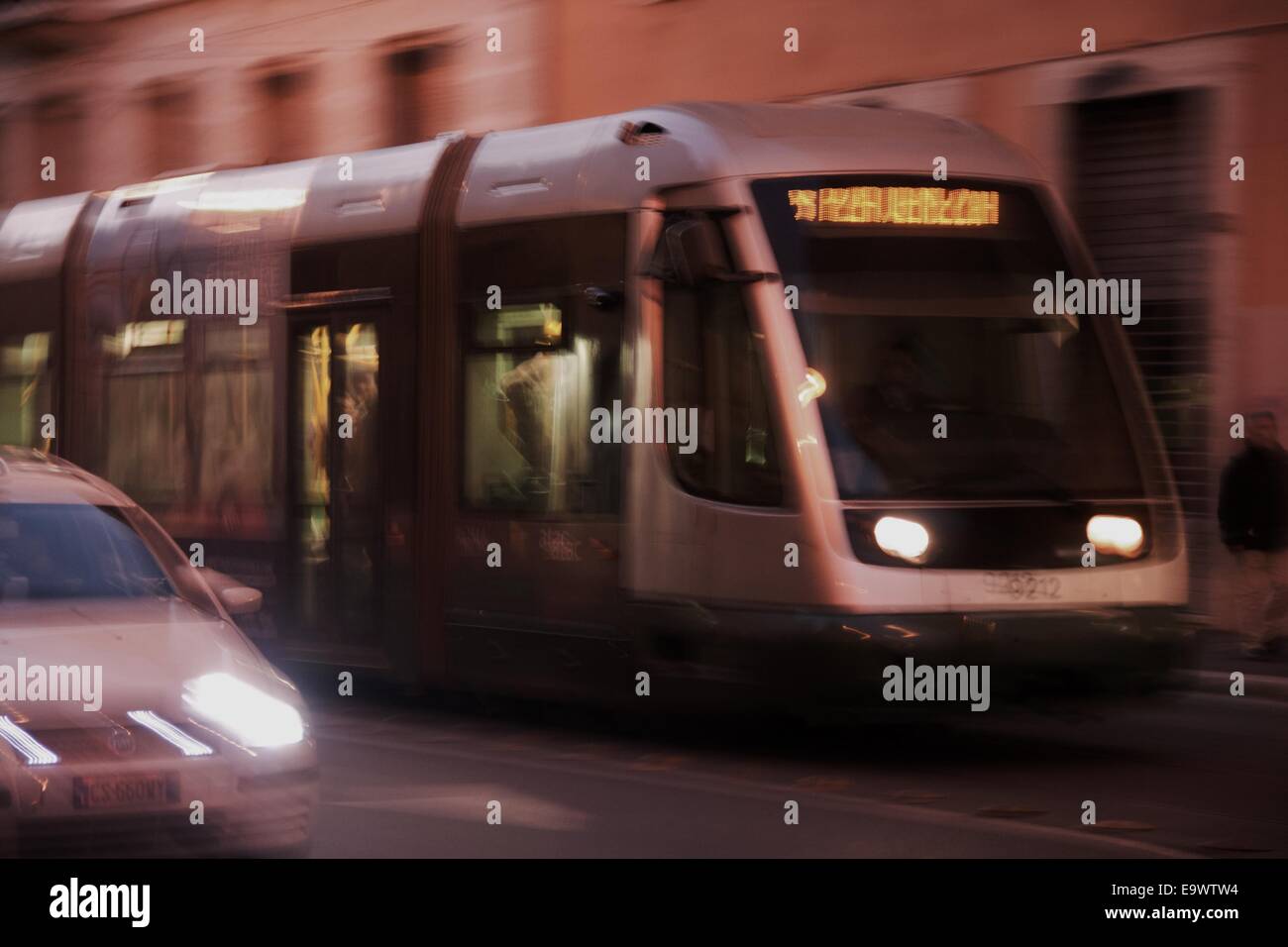 Rome traffic Stock Photo