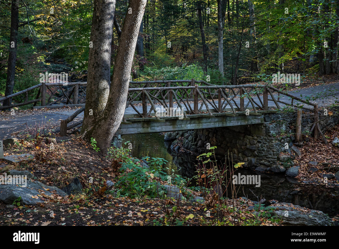Headless Horseman Bridge, Sleepy Hollow, New York, USA Stock Photo