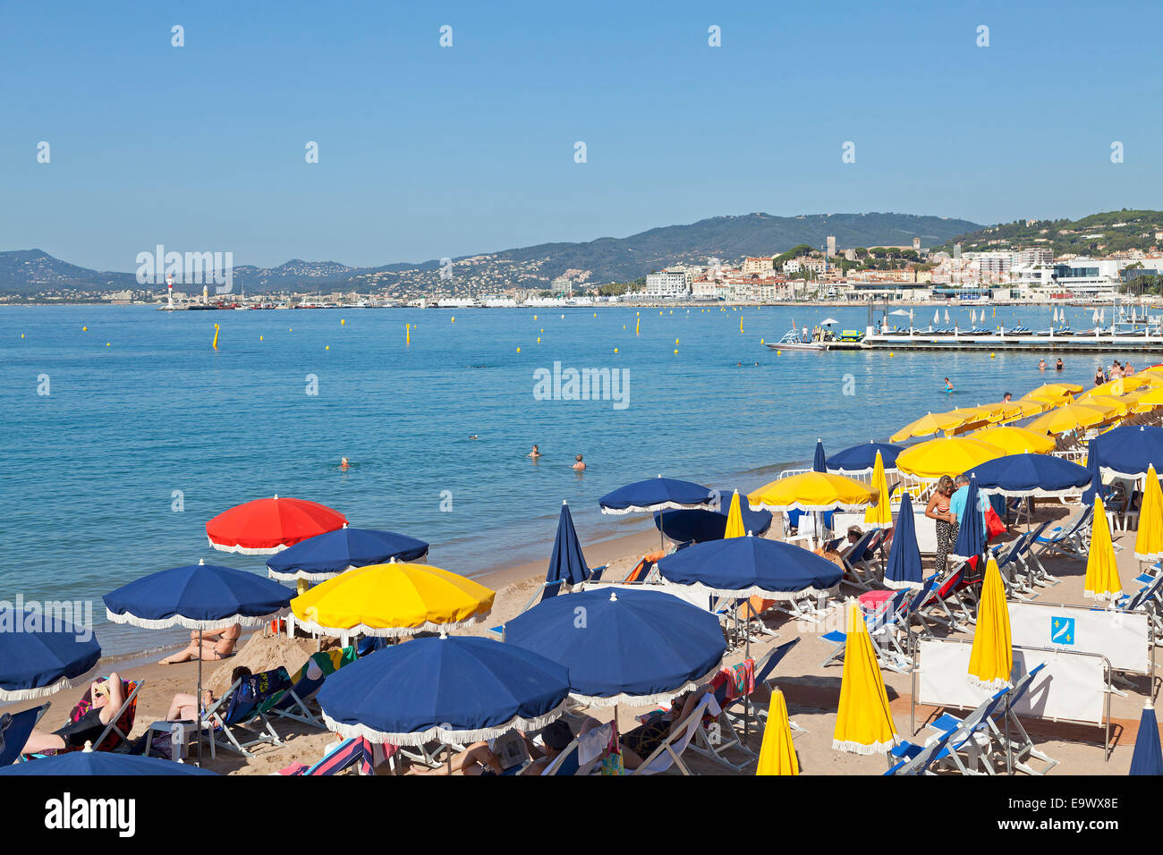Cannes parasols hi-res stock photography and images - Alamy