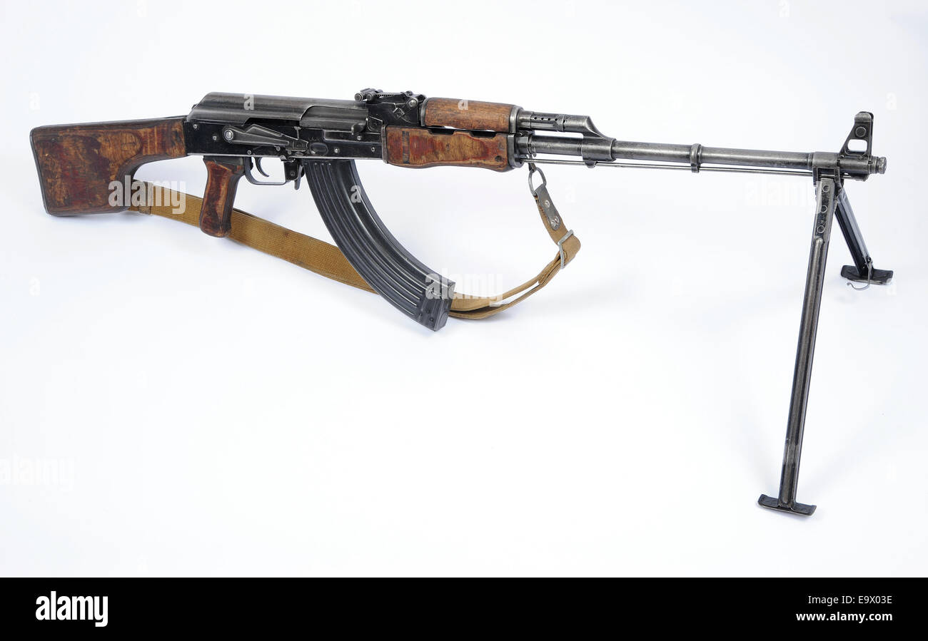 Yugoslavian M72b1 Squad Machine Gun Royalty Free Stock