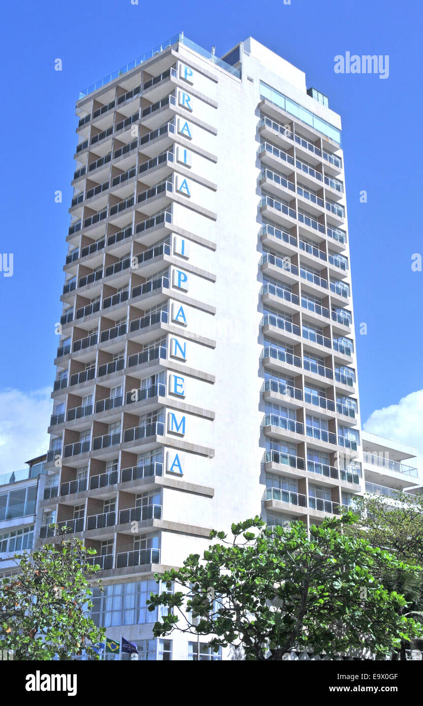 Praia Ipanema Hotel Rio De Janeiro Brazil Stock Photo Alamy