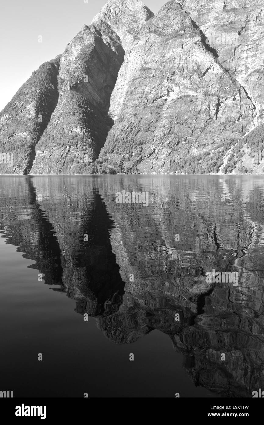 Geiranger fjord Norway Stock Photo