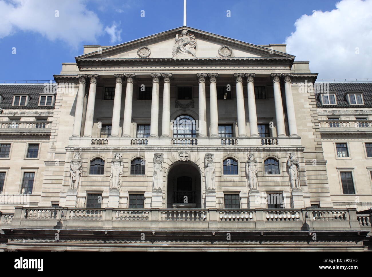 Bank of England building in London, UK Stock Photo