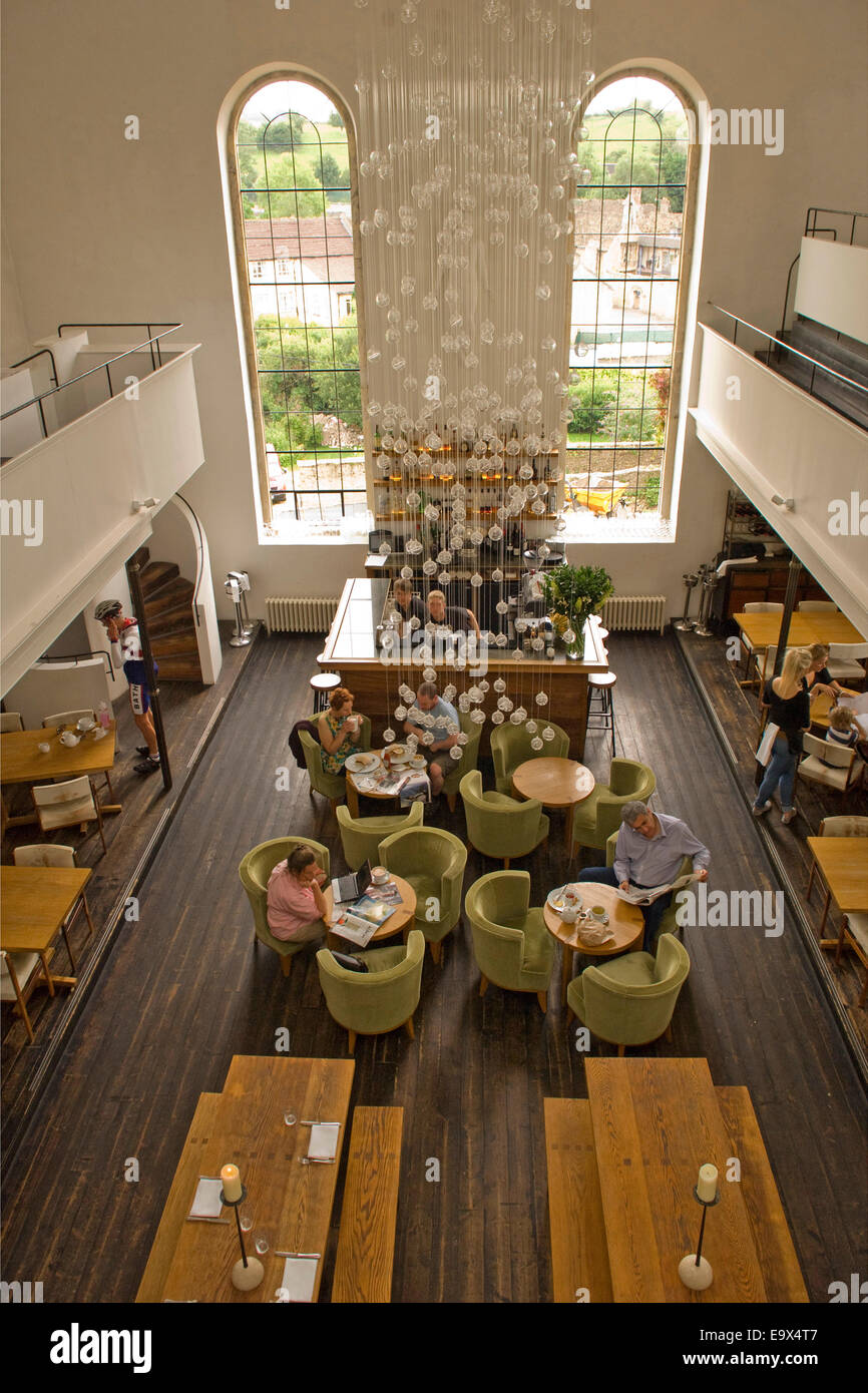 The Chapel, cafe/restaurant, Bruton, Somerset, UK Stock Photo Alamy