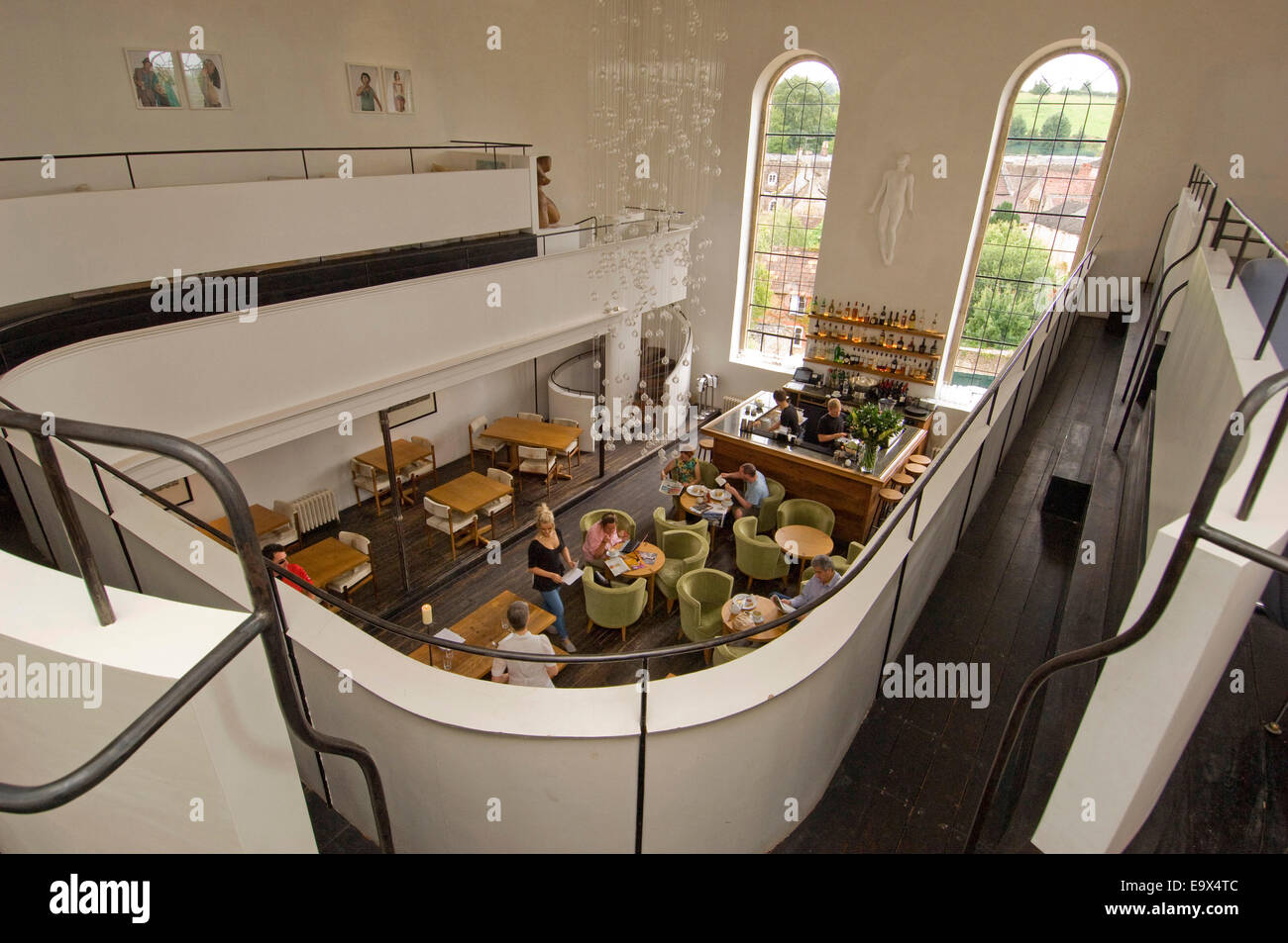The Chapel, cafe/restaurant, Bruton, Somerset, UK Stock Photo Alamy