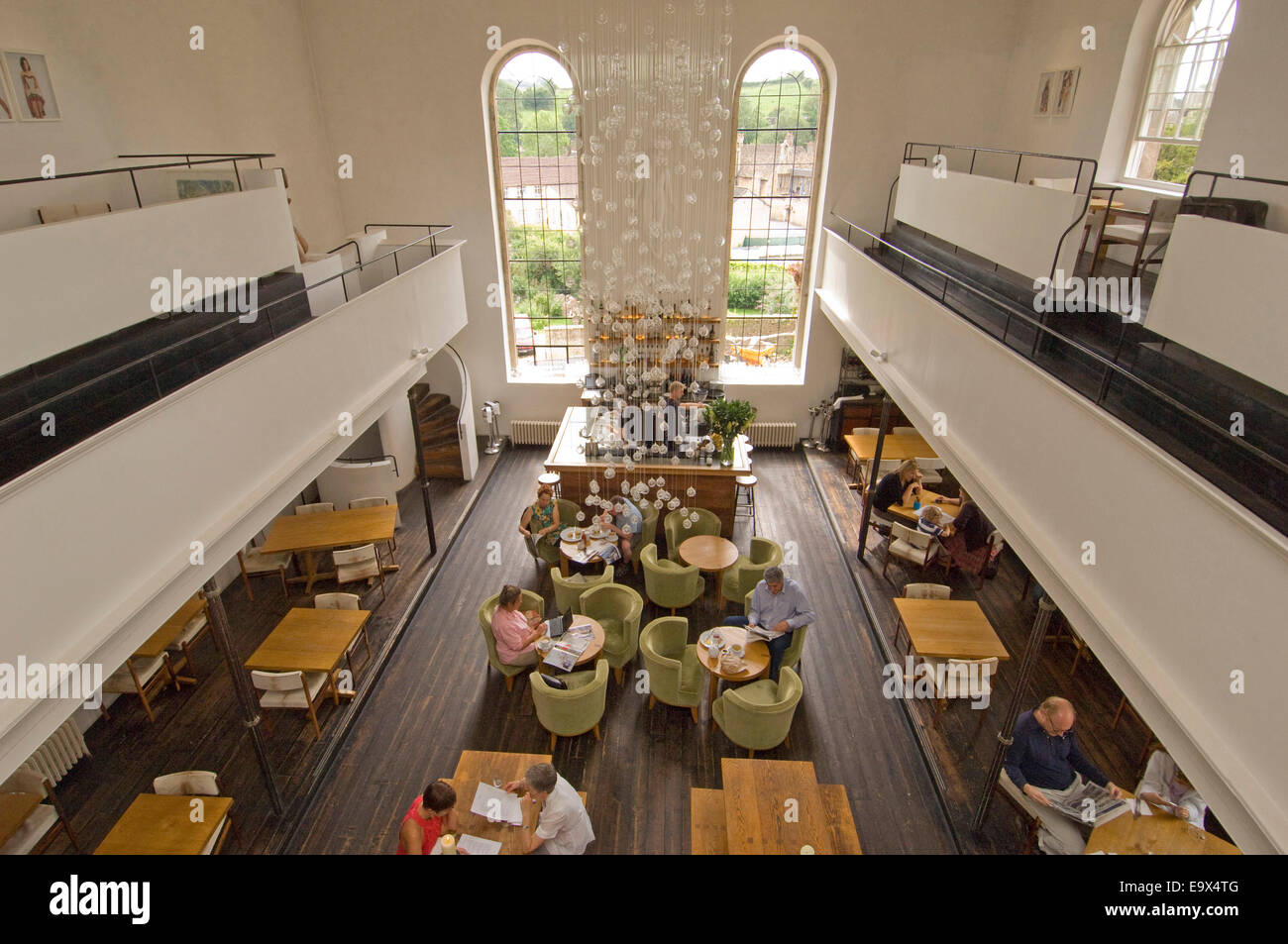 The Chapel, cafe/restaurant, Bruton, Somerset, UK Stock Photo Alamy