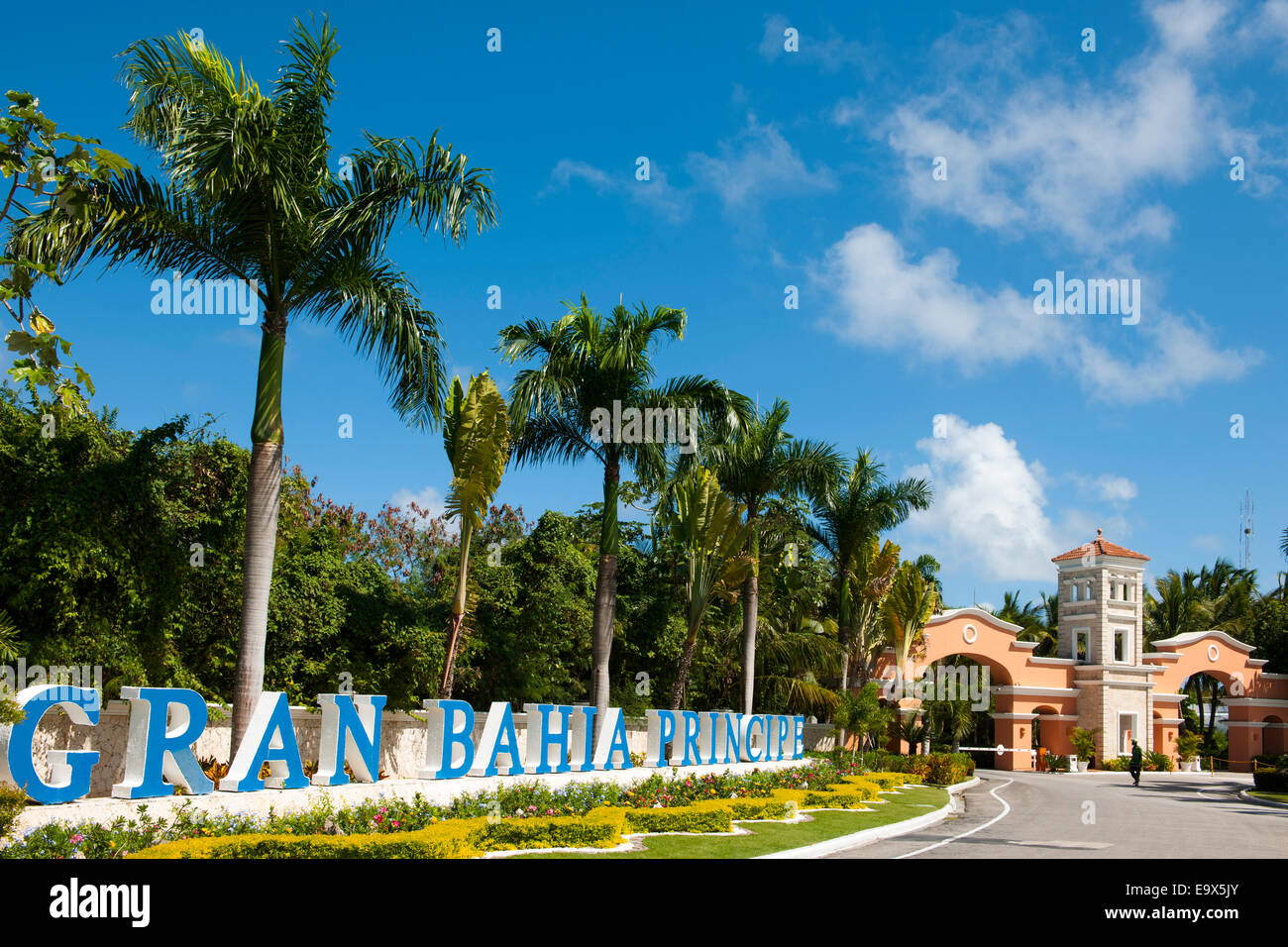 Dominikanische Republik, Osten, Punta Cana, Bavaro, Hotel Grand Bahía Príncipe Stock Photo