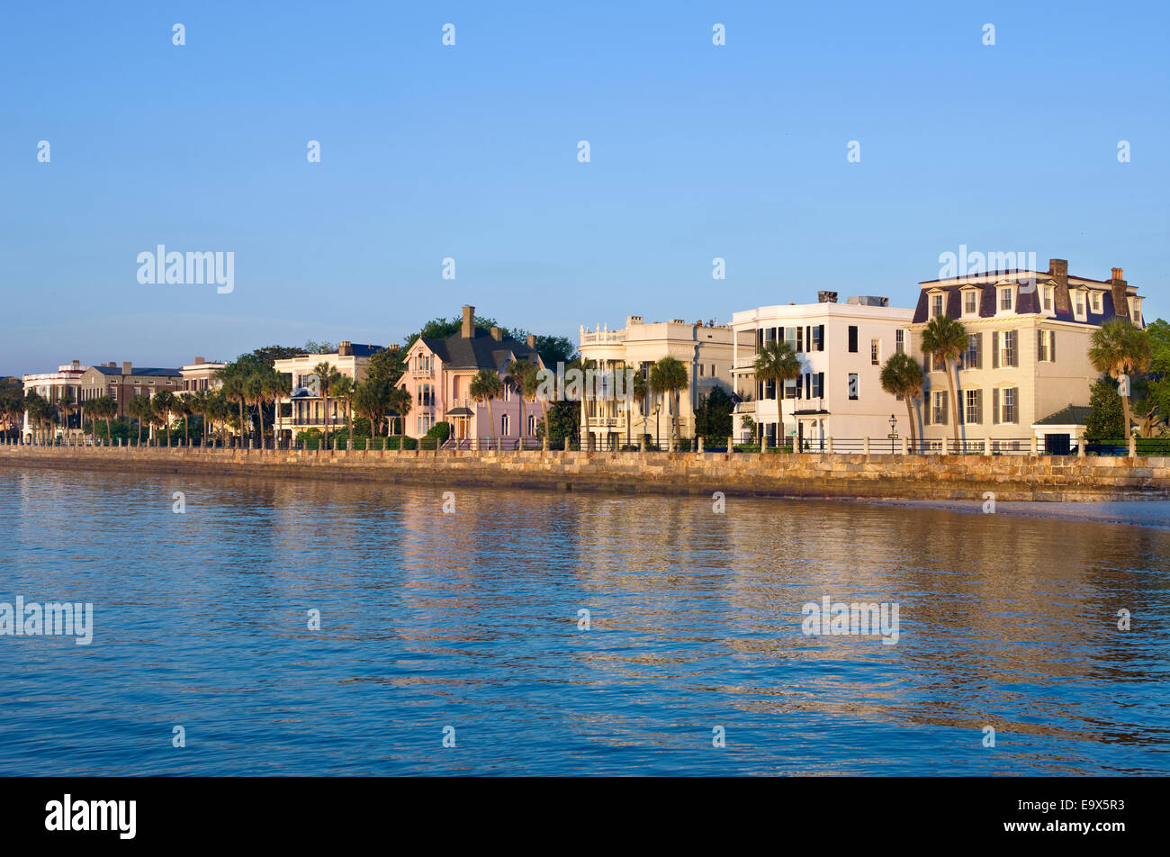 ANTEBELLUM HOMES THE BATTERY CHARLESTON HARBOR CHARLESTON SOUTH