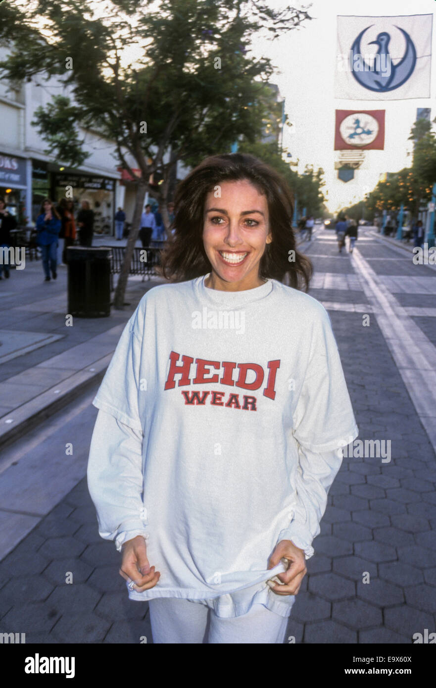 SANTA MONICA, CA – JUNE 1: Heidi Fleiss at her store and clothing line,  Heidi Wear, in Santa Monica, California on June 1, 1995 Stock Photo - Alamy