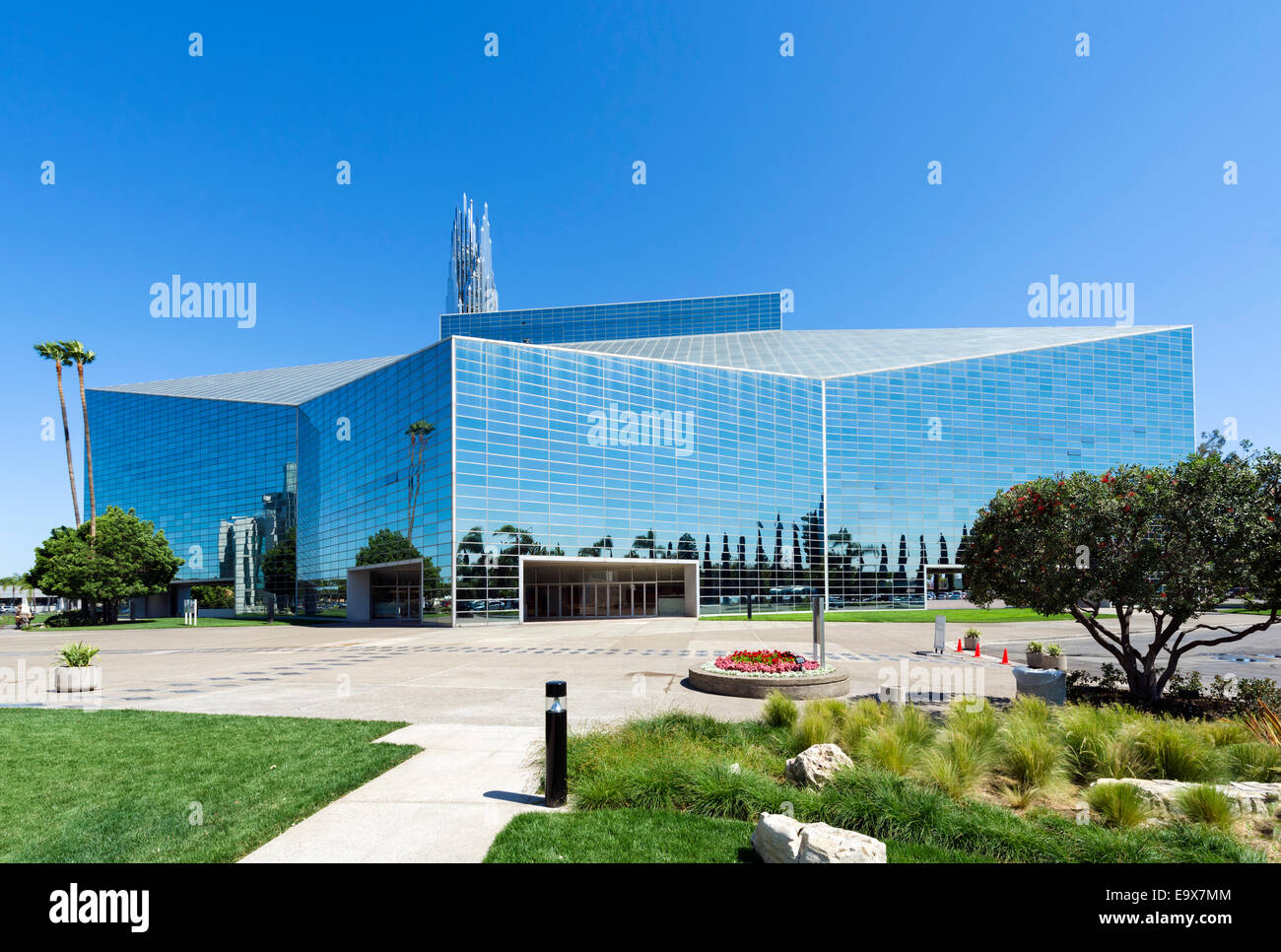 The Philip Johnson designed Crystal Cathedral in Garden Grove, Orange