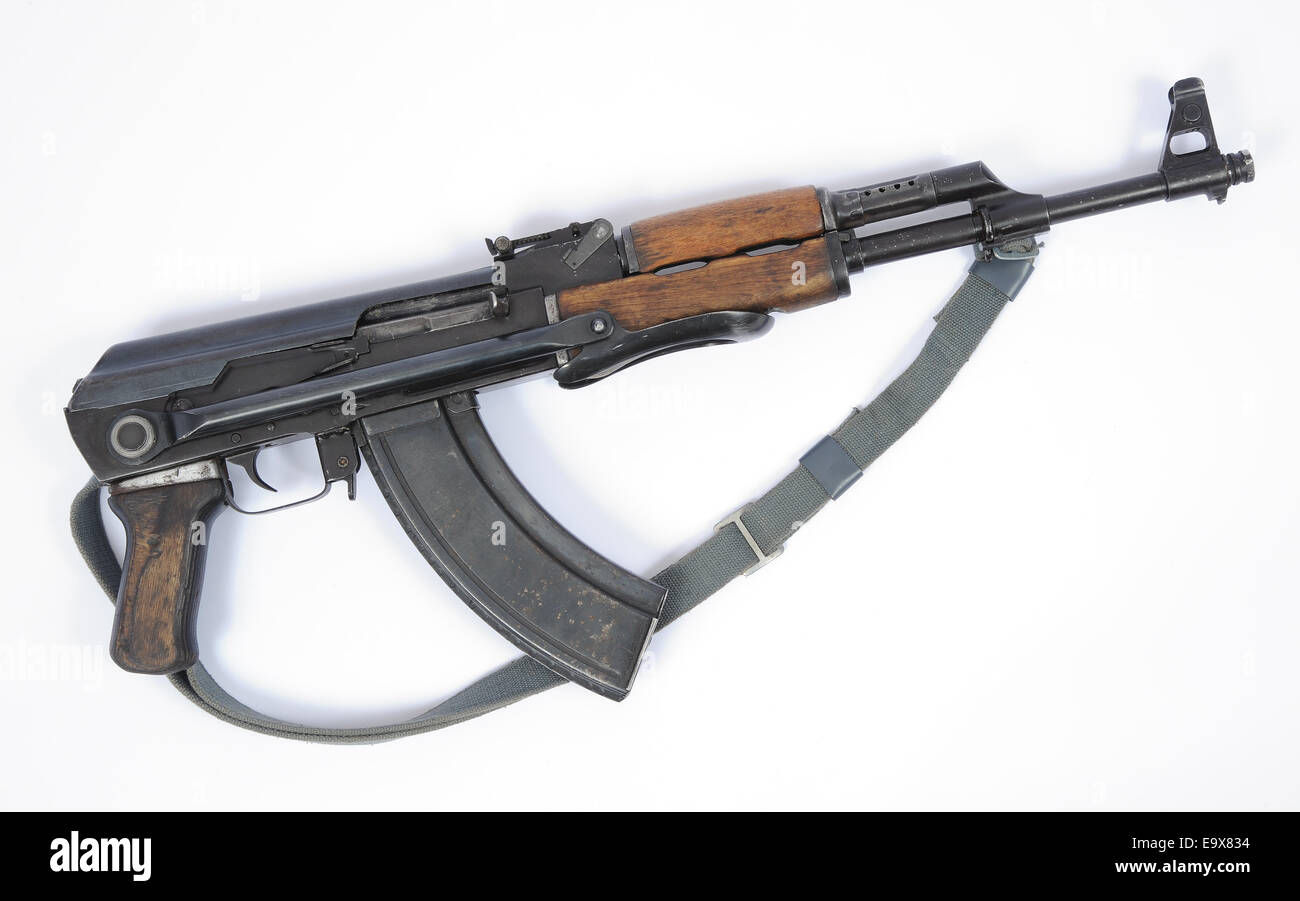 Ak 47 kalashnikov assault rifle on immagini e fotografie stock ad