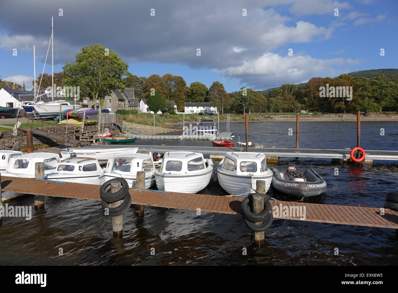 Marina, Kenmore, Loch Tay, Perthshire Stock Photo Alamy
