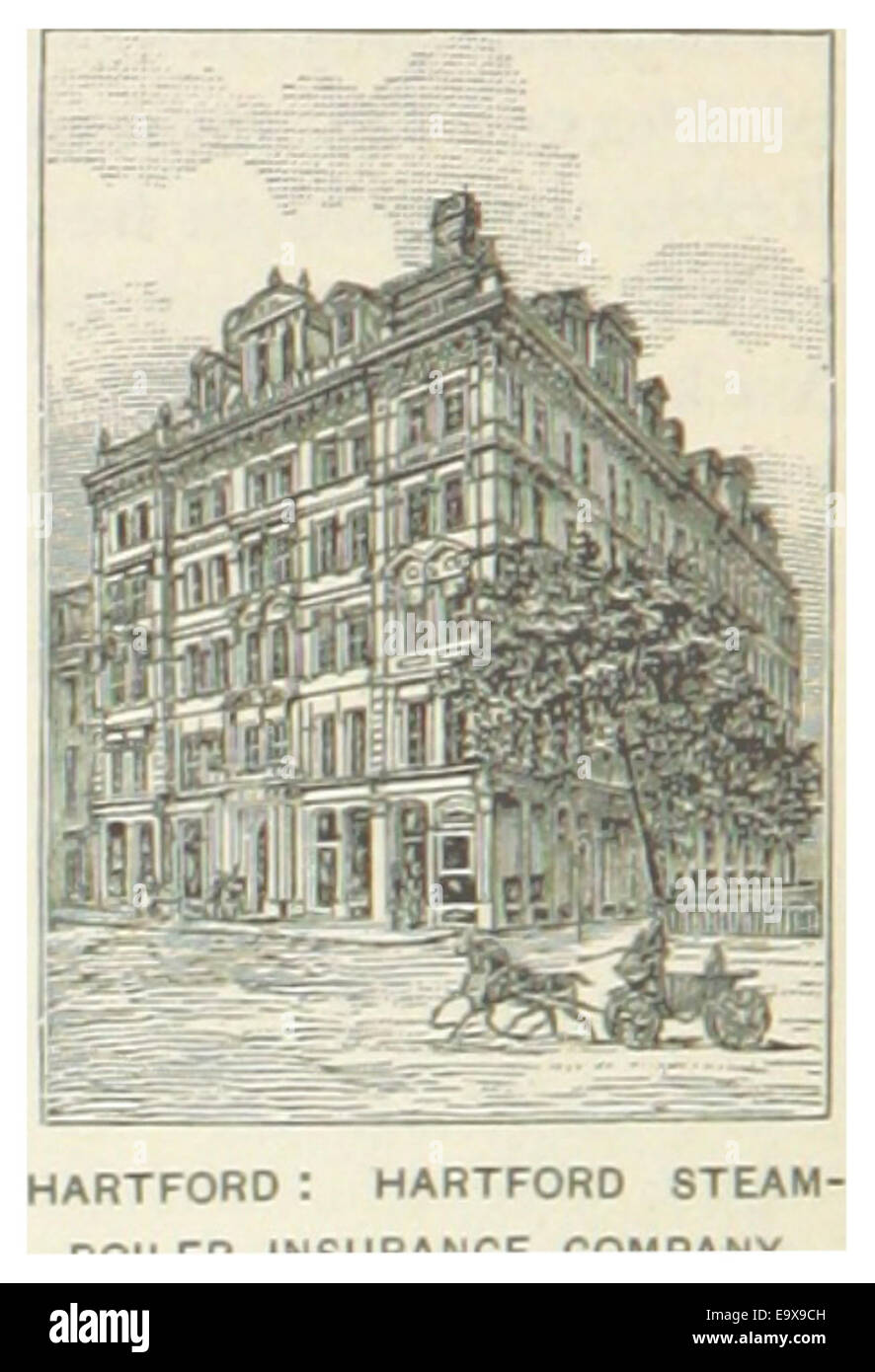USCT(1891) p134 HARTFORD, STEAMBOILER INSURANCE COMPANY Stock Photo