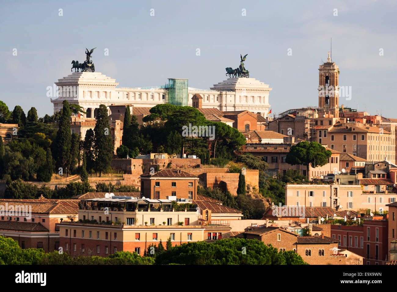 Roman Buildings Stock Photo