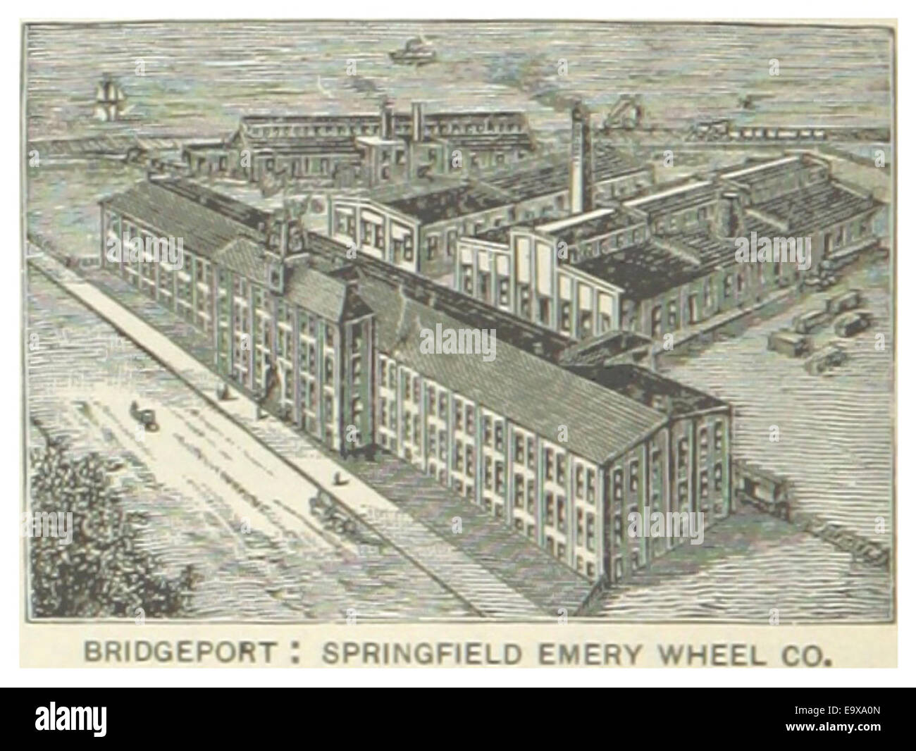 USCT(1891) p142 BRIDGEPORT, SPRINGFIELD EMERY WHEEL COMPANY Stock Photo Alamy