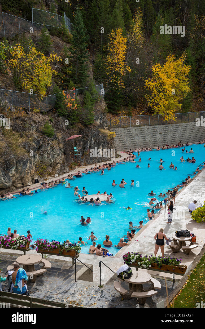 Hot Springs swimming pool, Radium Hot Springs, Kootenay National Park