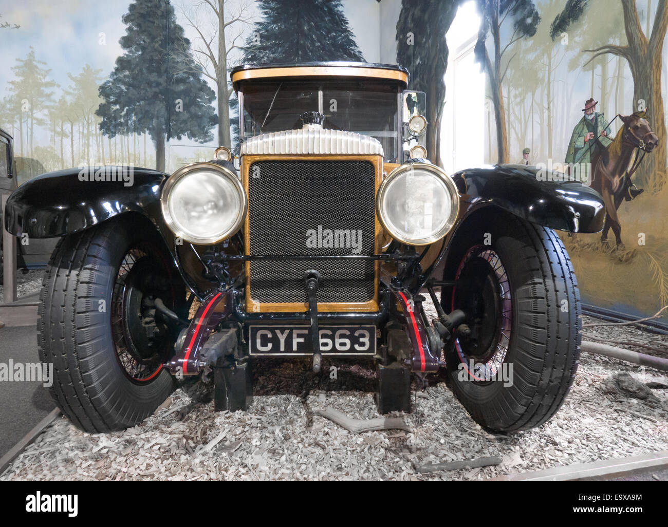 57hp, 1924, commissioned by George V, king of UK. Stock Photo
