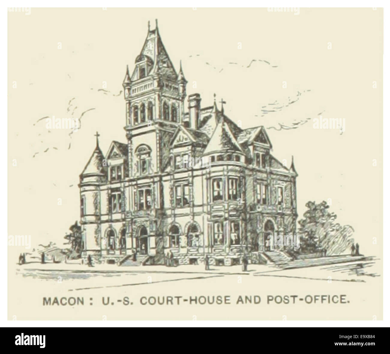 Macon map Cut Out Stock Images & Pictures Alamy